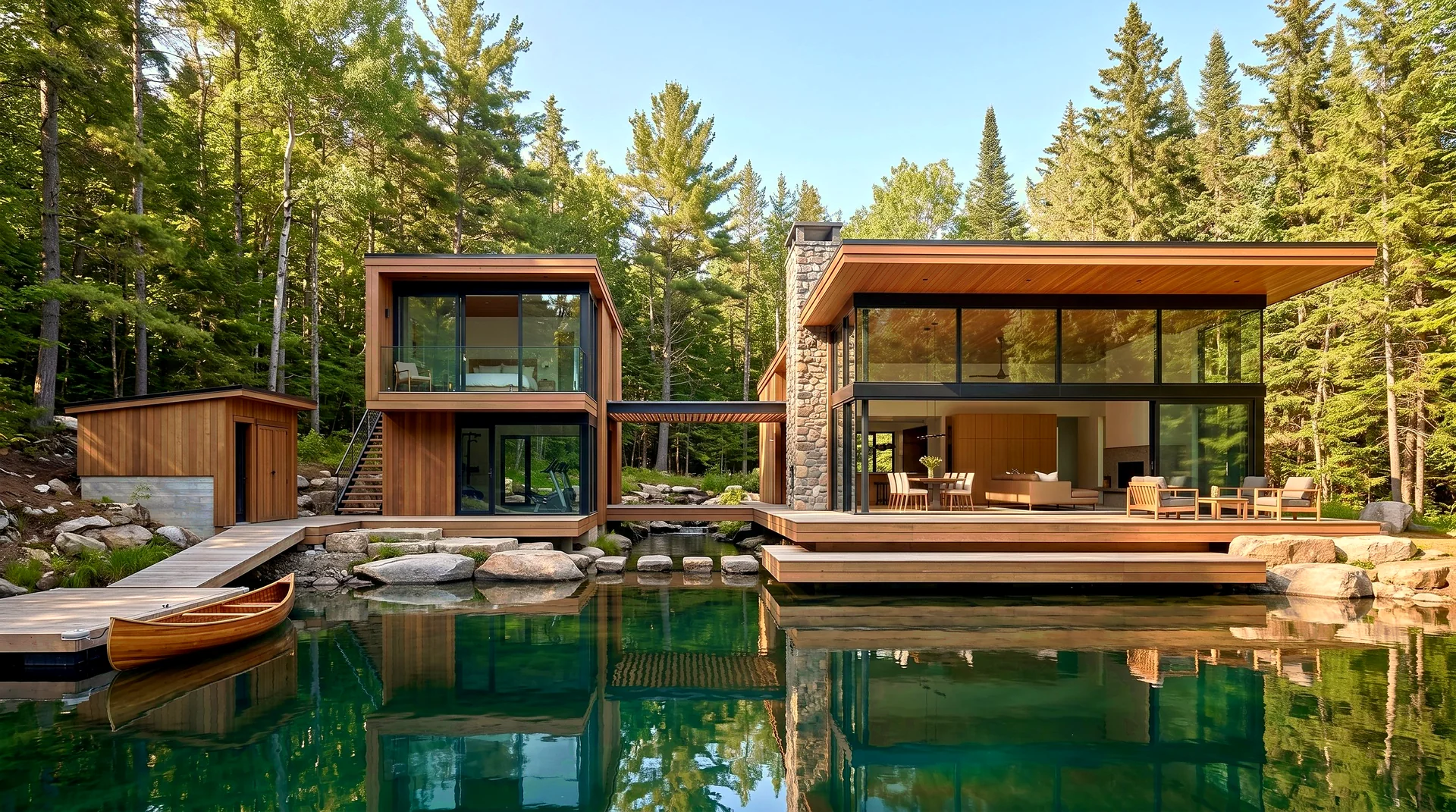 Modern home renovation in New Brunswick by Damarc Homes